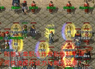 骷髅王单职业传奇私服新手如何快速提升战力与刷装效率? 骷髅王单职业传奇私服新手如何快速提升战力与刷装效率?